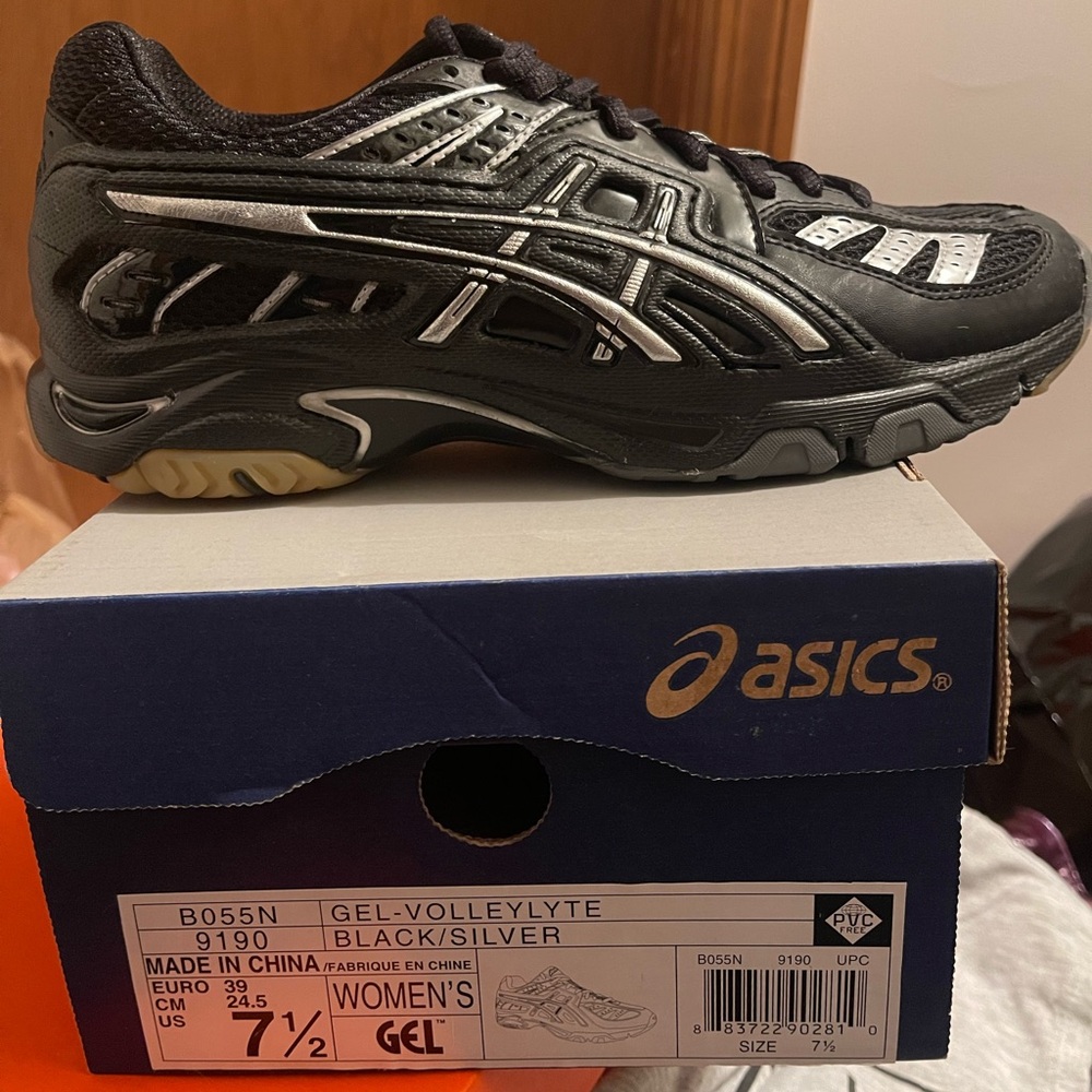 Asics Black Athletic Shoes